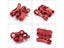 CNC Tripod Butterfly Clip Clamp 2 3 Open Hole Diving Light Bracket Connector Carousel 3