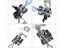 CNC Tripod Butterfly Clip Clamp 2 3 Open Hole Diving Light Bracket Connector Carousel 4