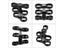 CNC Tripod Butterfly Clip Clamp 2 3 Open Hole Diving Light Bracket Connector Carousel 5