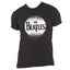 The Beatles T Shirt Drumskin Band Logo Vintage Design Official Mens Black Carousel 4