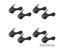 1/4/8/16Pairs Protector Shoe Anti Crease Bending Crack Toe Cap Support Shoe Carousel 1