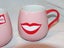 2x Bell Tea Mugs - Lips Carousel 2
