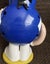 MSMs BLUE M&M Sailor Navigator 5.50" Mini Candy Dispenser RARE from 2006 Carousel 4