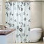 Boho Shower Curtain Set Black and White Shower Curtain Fabric Shower Curtain Carousel 7