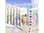 Kids Portable Watercolor Painting Book Paint With Water Brush Gouache Graffiti Carousel 3