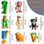 8PCS Italian Brainrot Toys Italian Brainrot Character Models Figures Toys Carousel 3