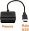 USB PS2 To PS3 Converter Cable Game Controller Adaptor For Sony PlayStation 2 3 Carousel 4