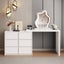 Vanity Dressing Table Dresser LED Lighted Makeup Mirror 6 Drawer Chest White Carousel 1