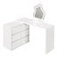 Vanity Dressing Table Dresser LED Lighted Makeup Mirror 6 Drawer Chest White Carousel 10