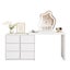 Vanity Dressing Table Dresser LED Lighted Makeup Mirror 6 Drawer Chest White Carousel 11