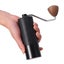 5-Tooth Steel Burr Aluminium Manual Coffee Grinder - Black Carousel 3