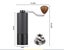 5-Tooth Steel Burr Aluminium Manual Coffee Grinder - Black Carousel 12