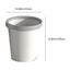 Plastic Small Trash Can Wastebasket, Garbage Container Basket for Bathrooms, Carousel 3