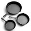 Cast Iron Skillet Set 3-Piece (16cm,20cm,26cm) Set Carousel 3