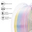Ziro PLA Gradient Silk - Candy Carousel 5