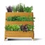 Wood Terrace Herb Planter 3 Tier - Natural 80cm x 52.5cm x 78cm H Carousel 3