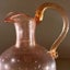 Vintage c1920s Murano Pink Glass Jug Ewer With Fine Gold Fleck Carousel 6
