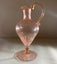 Vintage c1920s Murano Pink Glass Jug Ewer With Fine Gold Fleck Carousel 3