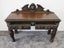 Antique Oak Console Table Carousel 13