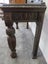 Antique Oak Console Table Carousel 14