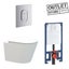 END OF LINE - GROHE INWALL CISTERN WITH ELEMENTI GARDA WALL HUNG PAN PACKAGE Carousel 1