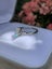 1ct oval cut lab grown diamond ring with marquise side stones in platinum Carousel 3