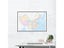 The China Map With Neighboring Countries Decor Hanging Picture Canvas Carousel 1
