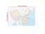 The China Map With Neighboring Countries Decor Hanging Picture Canvas Carousel 4