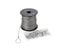 100m Stainless Steel Wire Rope 150pcs Crimping Loop Sleeve 7x7 1mm Diameter Carousel 1