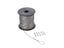 100m Stainless Steel Wire Rope 150pcs Crimping Loop Sleeve 7x7 1mm Diameter Carousel 5