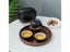 High Grade Black Pottery 1 Pot 2 Cups Tea Sets Portable Travel Home Office Cups Carousel 4