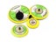 1/2/3/4/5/6 Inch M6 M8 Thread Polishing Sanding Pad Pneumatic Sander Disc Carousel 3