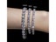 2-6.5mm Real Moissanite Tennis Bracelet For Women Christmas Gift Platinum Carousel 8