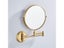 Dressing Mirror 8 Inch Two Side 3X /1X Wall Mounted Brushed Gold LED Mirror Carousel 5