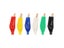 10pcs 10A 28MM 35MM 45MM Metal Copper 6-color Alligator Clip Electric Clip Test Carousel 2
