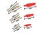 10pcs 10A 28MM 35MM 45MM Metal Copper 6-color Alligator Clip Electric Clip Test Carousel 5