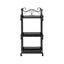 Plant Stand 3 Tiers Outdoor Indoor Black Carousel 3