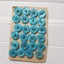 Turquoise blue sea water 4 hole vintage sewing buttons bulk 24 pieces Carousel 6