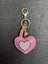 Gorgeous diamanté heart shaped key ring/chain Carousel 5