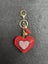 Gorgeous diamanté heart shaped key ring/chain Carousel 6
