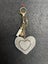Gorgeous diamanté heart shaped key ring/chain Carousel 7