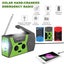 Emergency Solar Hand Crank Radio,AM/FM/NOAA Weather Radio ,Portable Hurricane Carousel 2
