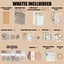 86pcs Vintage Scrapbook Kit DIY Journaling Supplies Set with Scrapbook Sticke Carousel 6