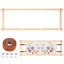 Embroidery Scroll Frame Wooden Cross Stitch Scroll Frame Rotated Needlepoint Carousel 4