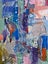 ORIGINAL ACRYLIC MIXED MEDIA ABSTRACT PAINTING - Bad Translation Carousel 1