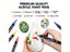 24/48/72 Colors Dual Tip Acrylic Paint Markers 12/24/36 Pack Art Markers Set Carousel 8