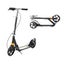 Monvelo Adult Commuter Foldable Scooter Push Kick 2 Big Wheel Disc Brake Black Carousel 1