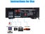 Mini Bluetooth Power Amplifier Home Car Stereo Audio Amp for Speaker Hifi Carousel 3
