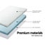 Giselle Bedding Memory Foam Mattress Topper Cool Gel 5cm Single Carousel 6
