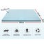 Giselle Bedding Memory Foam Mattress Topper Cool Gel 5cm Double Carousel 2